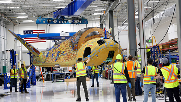 Inside Sierra Spaces Dream Chaser Factory In Colorado Hype Aviation