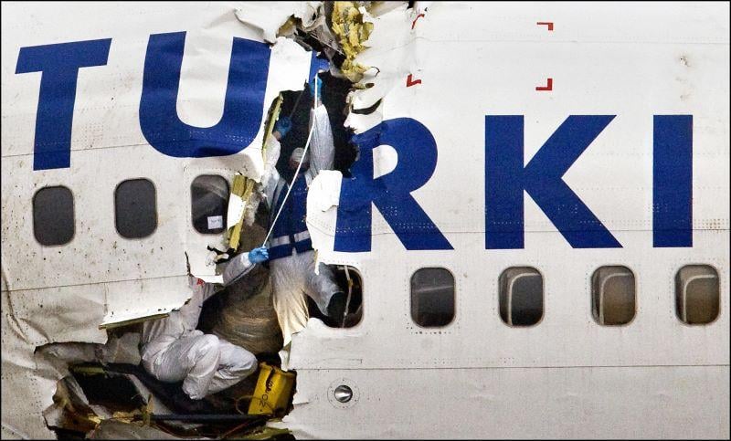 Turkish Airlines plane crashed