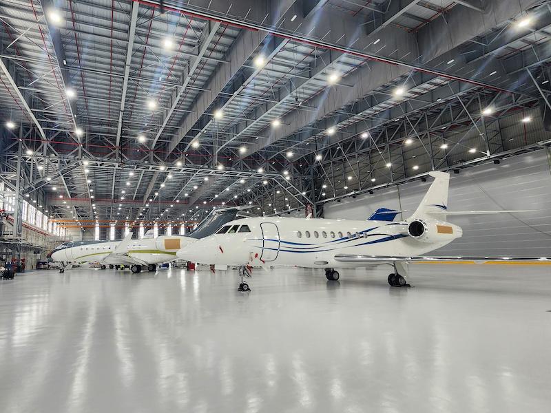 ExecuJet MRO's new hangar at Subang Airport.