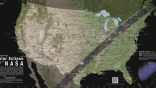 NASA solar eclipse map