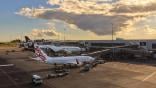 Air New Zealand and Virgin Australia jets on tarmac