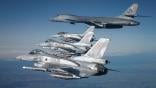F-16s in flight