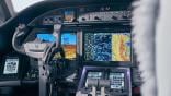 Flight deck of the Cessna Citation Ascend business jet