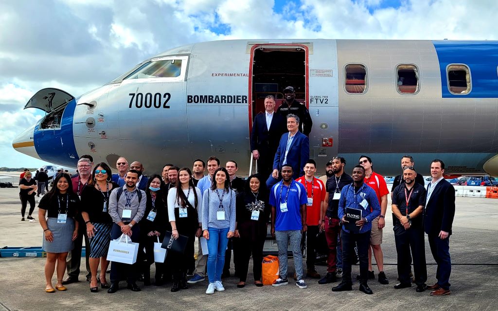 Flying Classroom Bombardier Academy Celebrates First Graduates - Vimarsana News