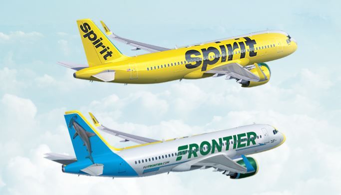 Frontier e Spirit se fundem, criando a quinta maior companhia aérea dos EUA  - AcheiUSA