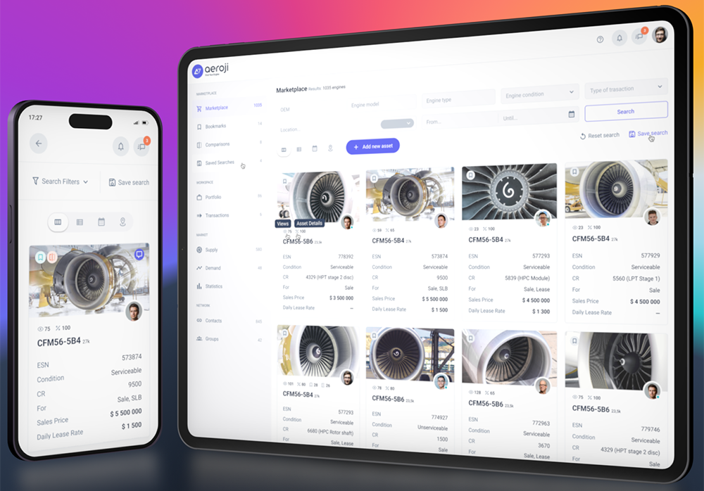 Aeroji Launches Digital Engine Trading Platform | Aviation Week Network - Vimarsana News