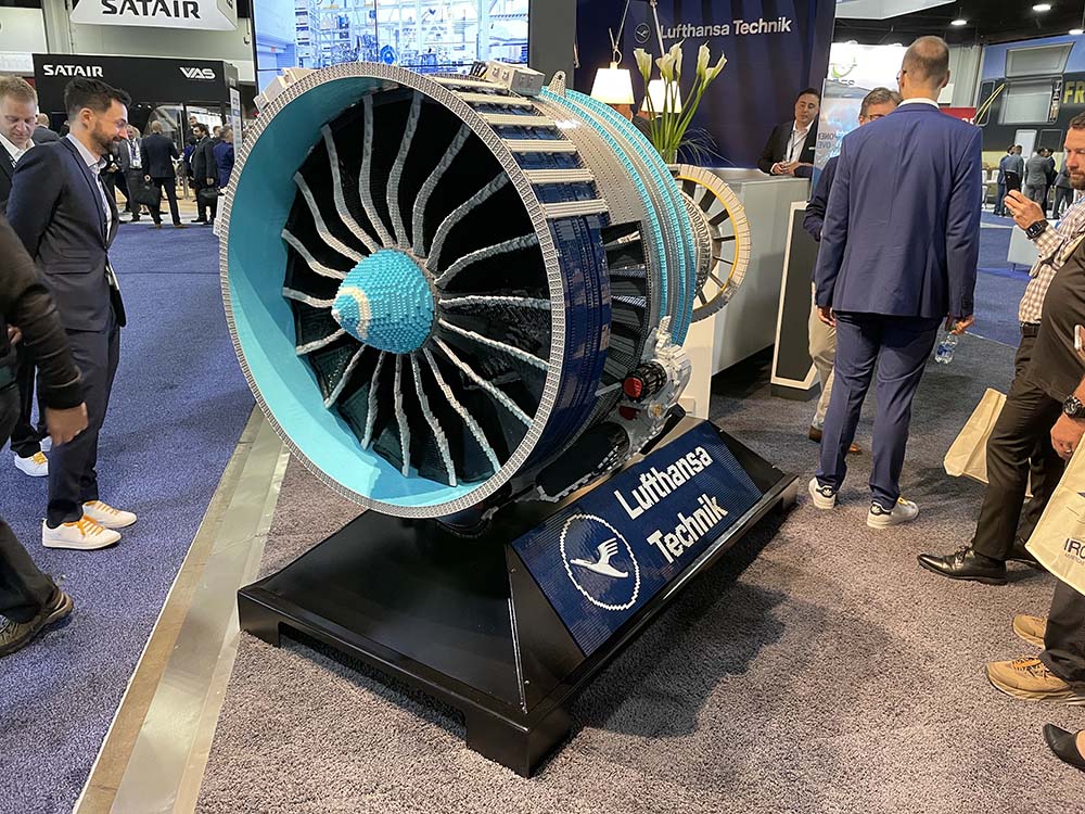 Leap-1B Engine Made Of Lego Makes Public Debut | Aviation Week Network