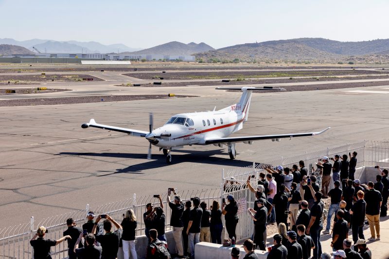 PC-12 Achieves First Flight Under Anthem Control | Aviation Week Network - Vimarsana News