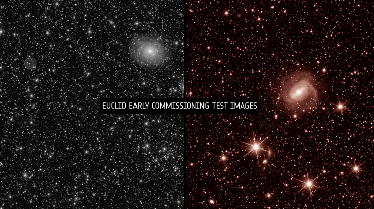 Euclid-Testbilder veröffentlicht, während die Sonde L2 erreicht