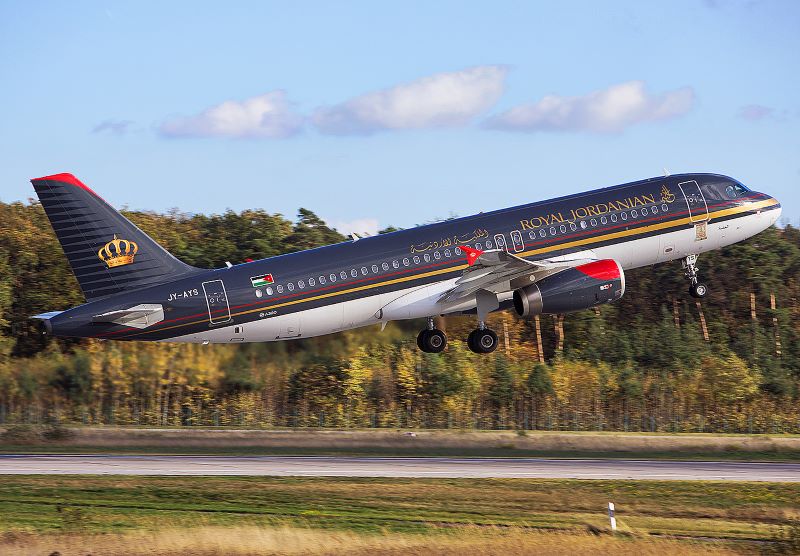 Royal jordanian outlet flight information