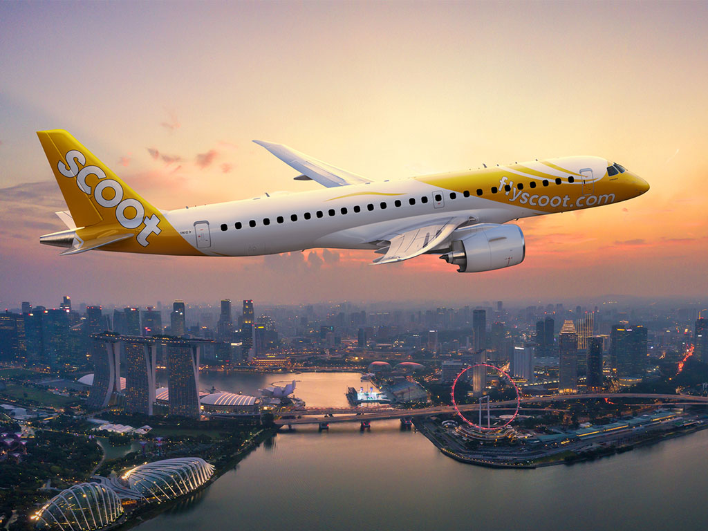 Scoot Taps Embraer On Inventory Planning Help As It Preps For E190-E2s - Vimarsana News