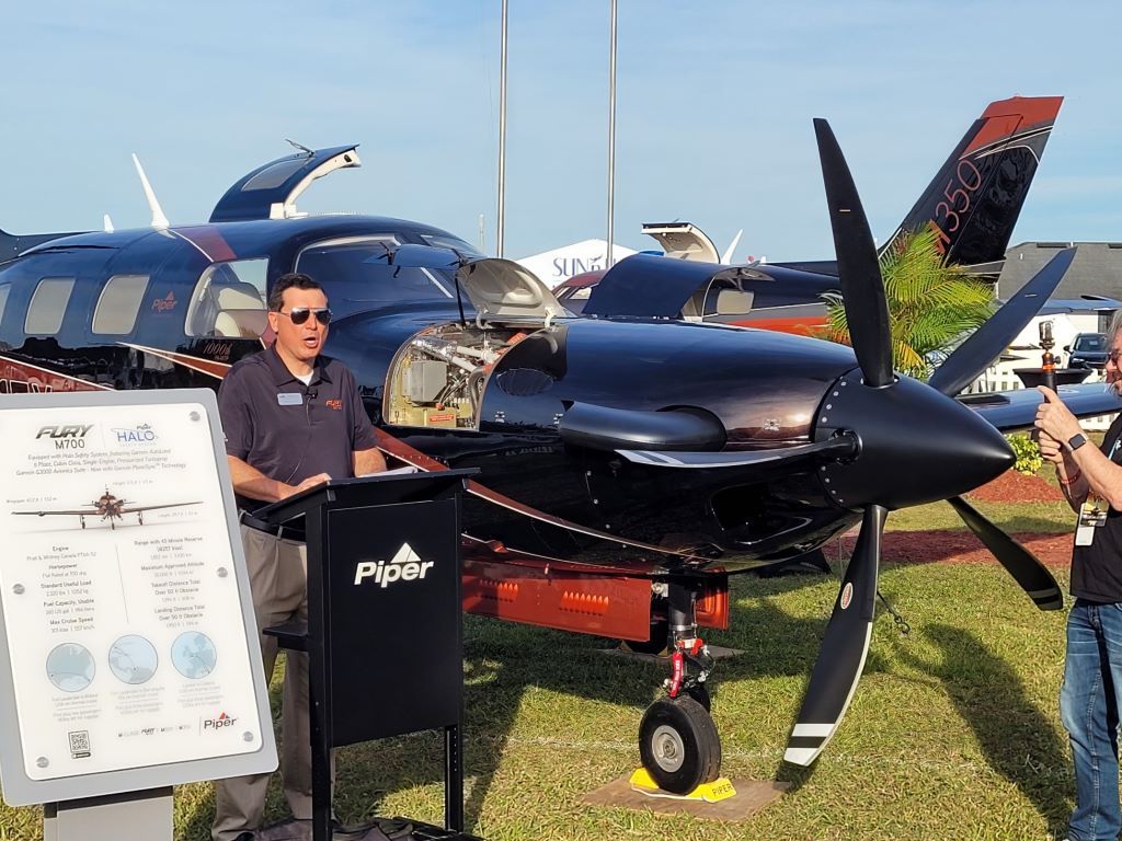 Piper Makes Public Debut Of M700 Fury Turboprop At Sun 'N Fun - Vimarsana News