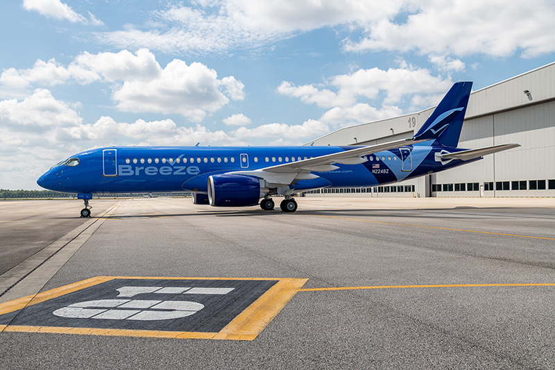 Breeze Spreads Wings As Fleet Rollover Continues | Aviation Week Network - Vimarsana News