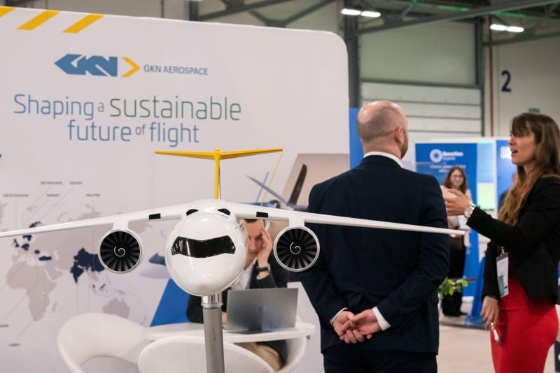 GKN Aerospace Unveils 96-Seat Hydrogen-Electric Airliner Model at Farnborough Airshow