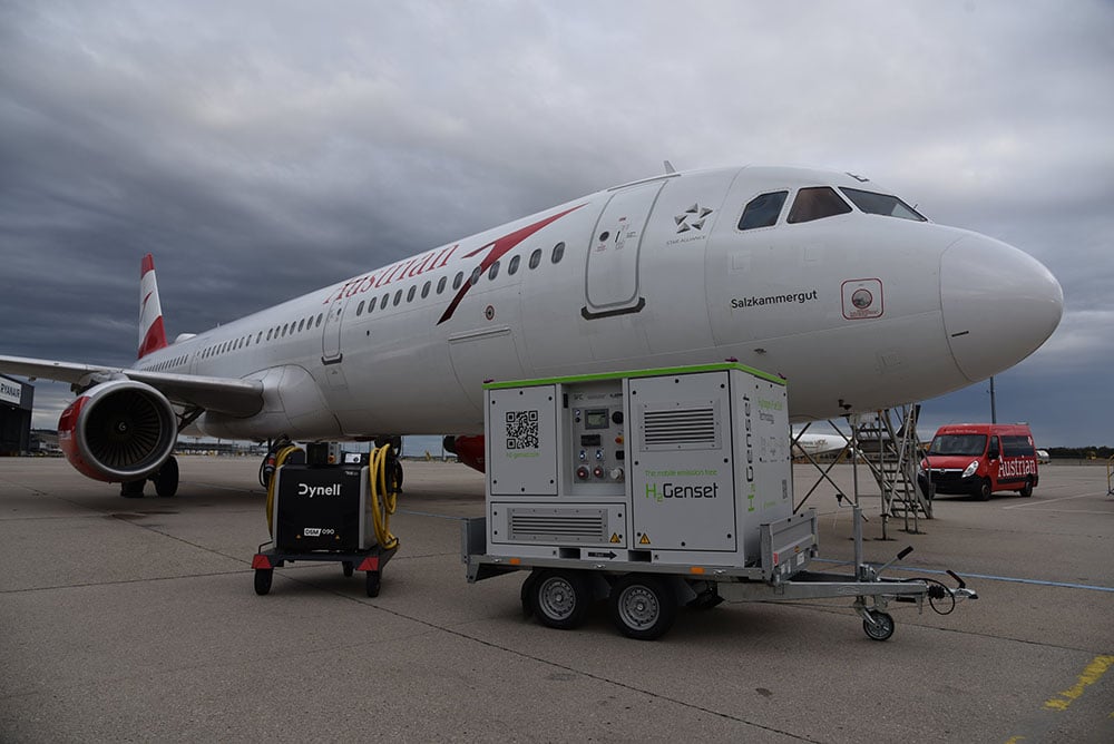 Austrian Airlines Pioneers Hydrogen-Powered Aircraft Maintenance in Vienna