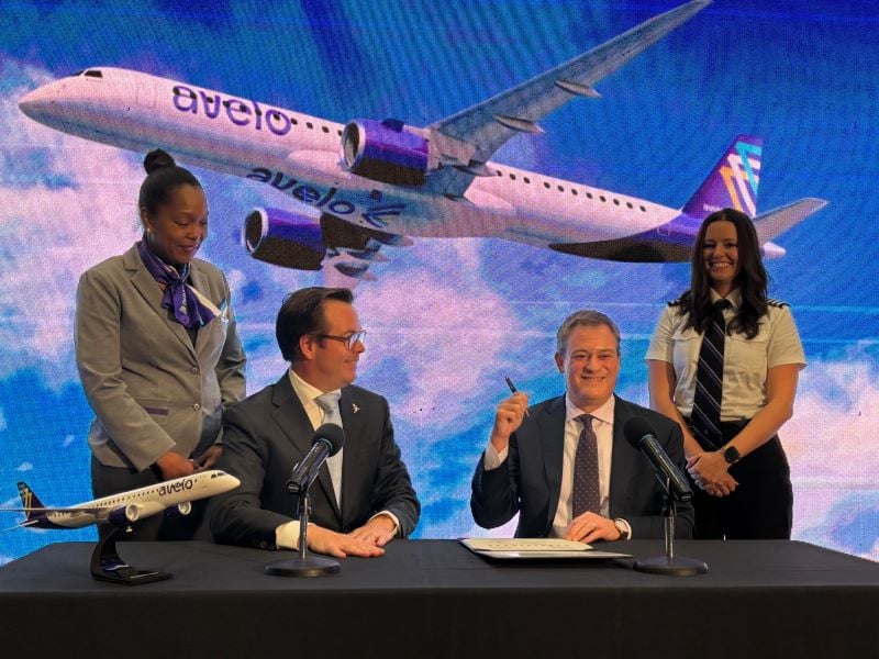 Avelo Signs Landmark Contract For Embraer E2 Jets