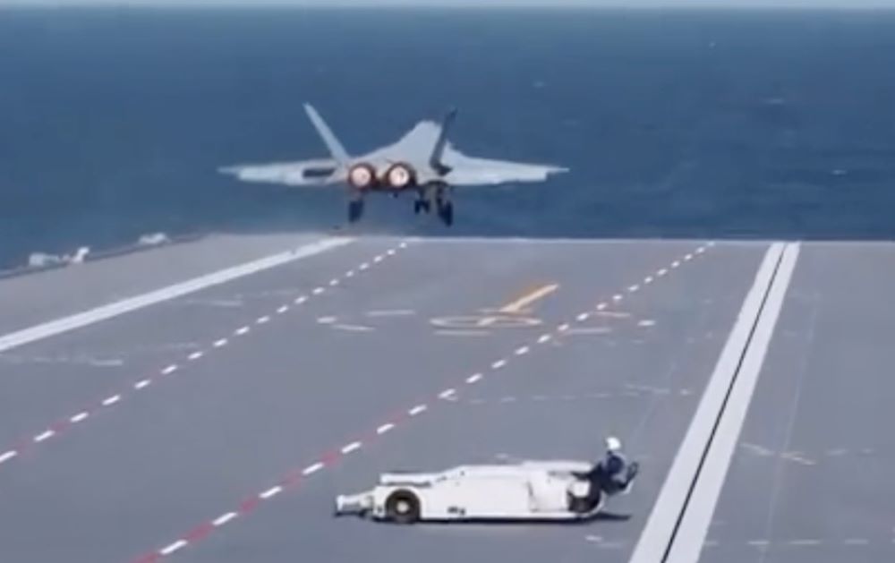 China Validates Fixed-Wing EMALS Launch, Recovery On Carrier Fujian