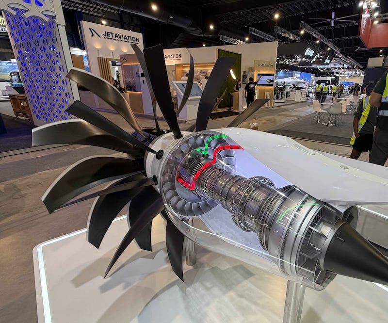 CFM Hybrid Open Fan On Display At Singapore Airshow