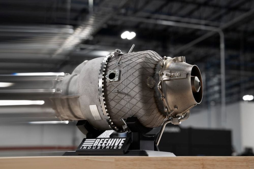 Beehive Reveals Yearly Goal To Produce 8,000 Jet Engines