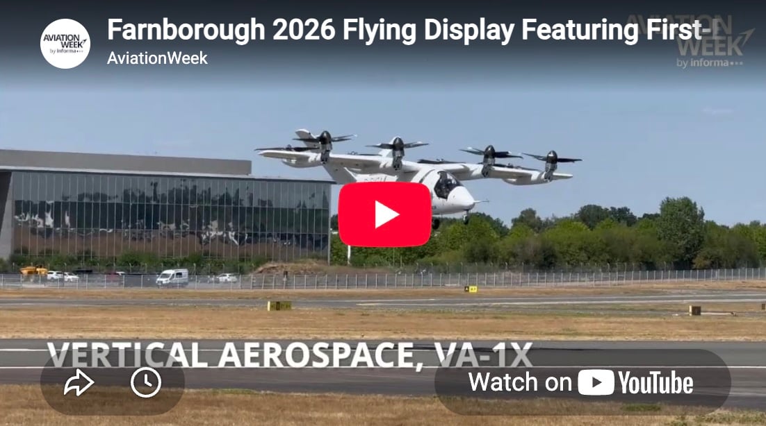 Video: Farnborough 2026 Flying Display Featuring First-Ever EVTOL ...