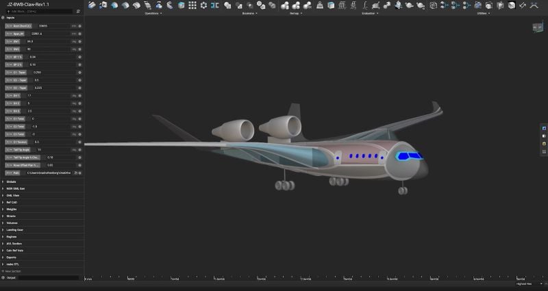 Debrief: How AI Agents Can Design A Better BWB
