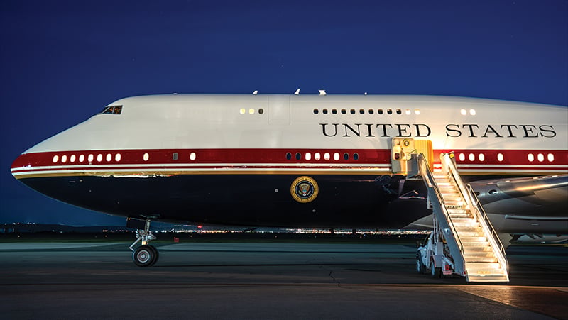 A Tale Of Two Air Force Ones: One Open, One Secret