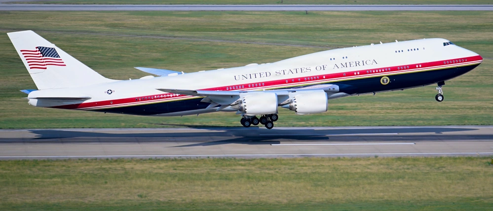 New Air Force One Makes International Debut Amid Congress' Concerns