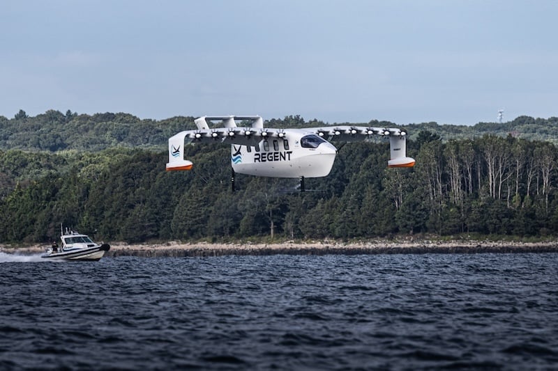 Regent Viceroy Completes First Crewed Wing-In-Ground Effect Flight