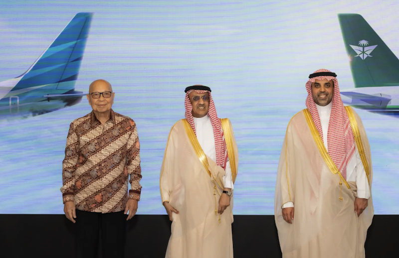 Garuda Indonesia, Saudia Plan To Launch Joint Business In 2027