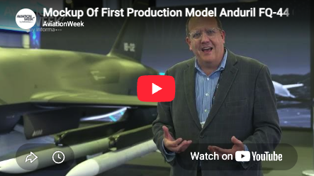 Video: Mockup Of First Production Model Anduril FQ-44 On Display At AFA