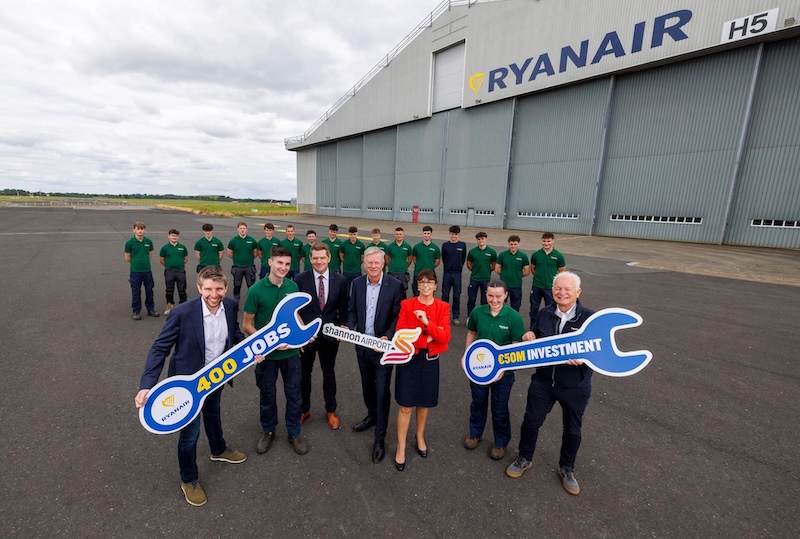 Ryanair Warns Shannon Hangar Delays Could Shift Investment, Jobs To Poland