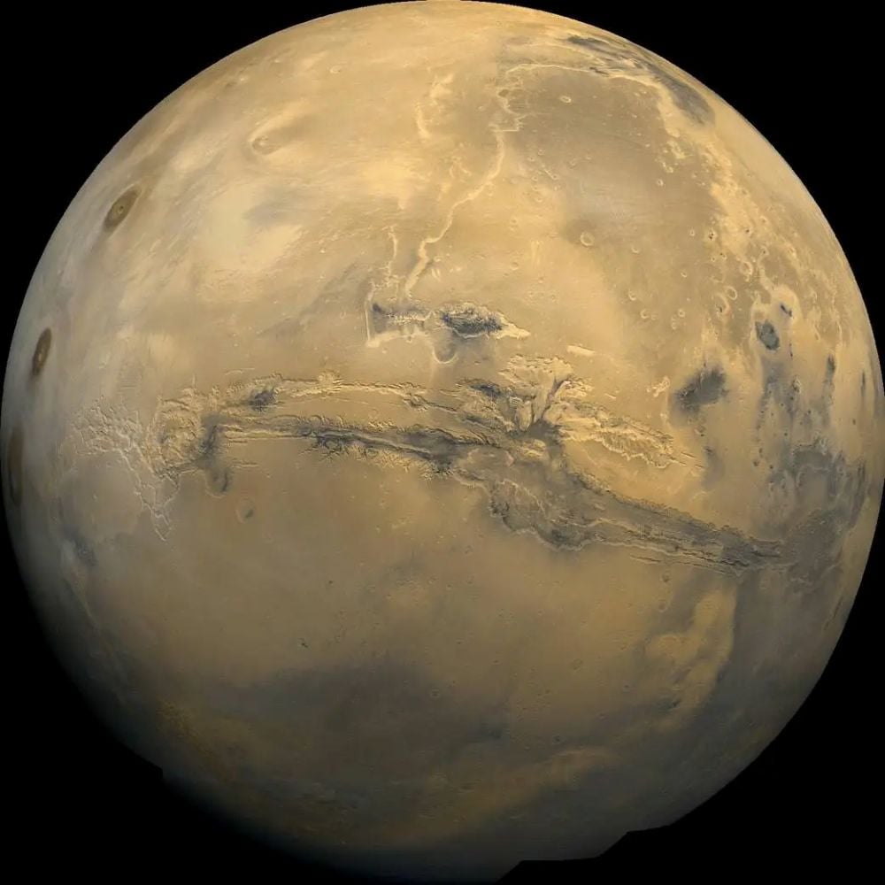 Valles Marineris on Mars Shows Signs of Ongoing Crustal Strain, Aviation Week Reports
