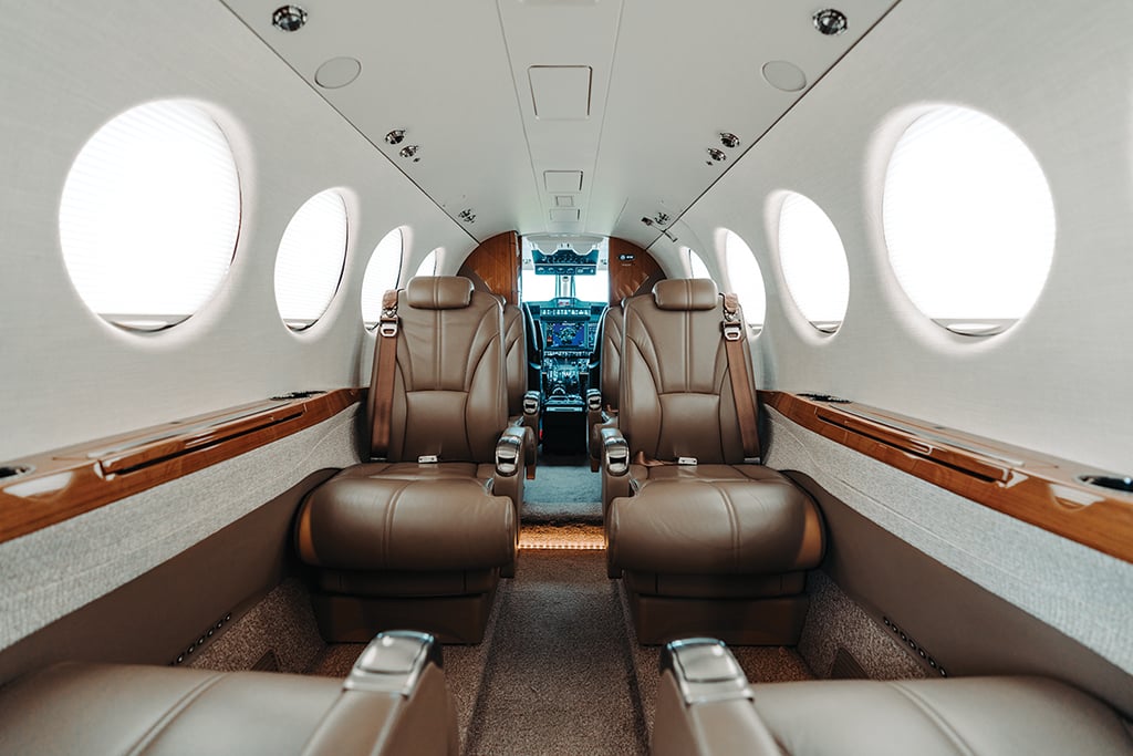 interior of the King Air 260