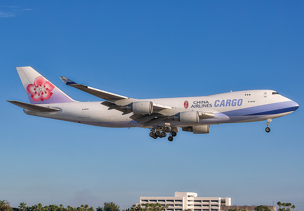 China Airlines 747-400 freighter aircraft