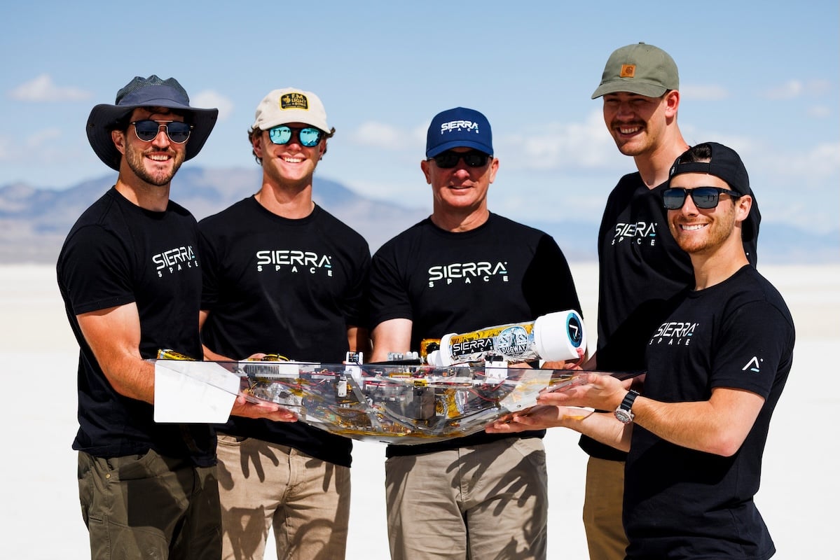 Sierra Space Ghost reentry vehicle after drop test
