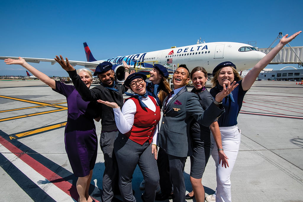Delta Air Line Crew