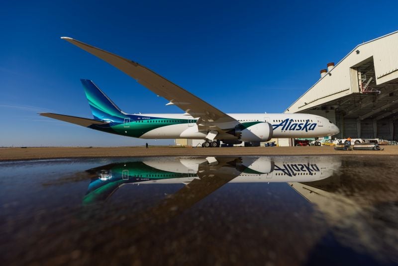 Alaska Airlines 787 new livery