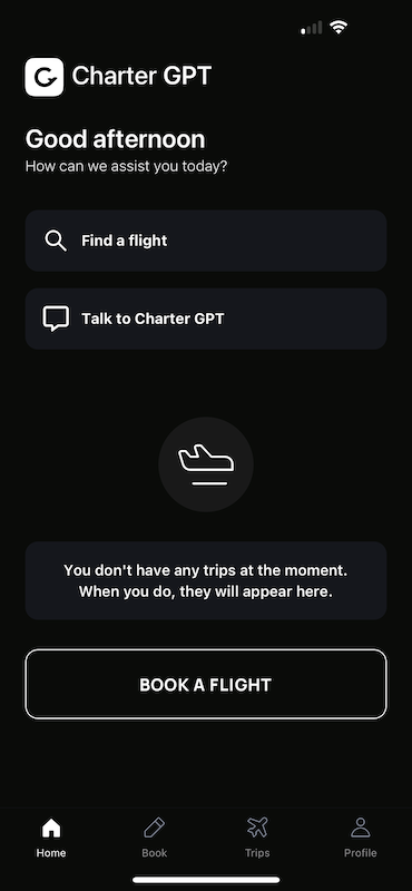 CharterGPT app screenshot
