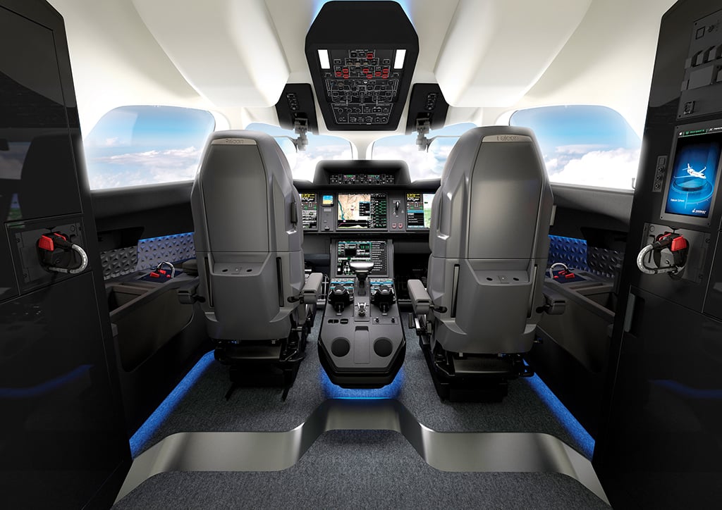 Falcon 10's flight deck