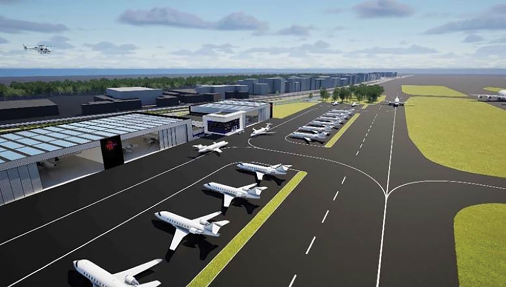 new BlueSky FBO rendering in San Juan