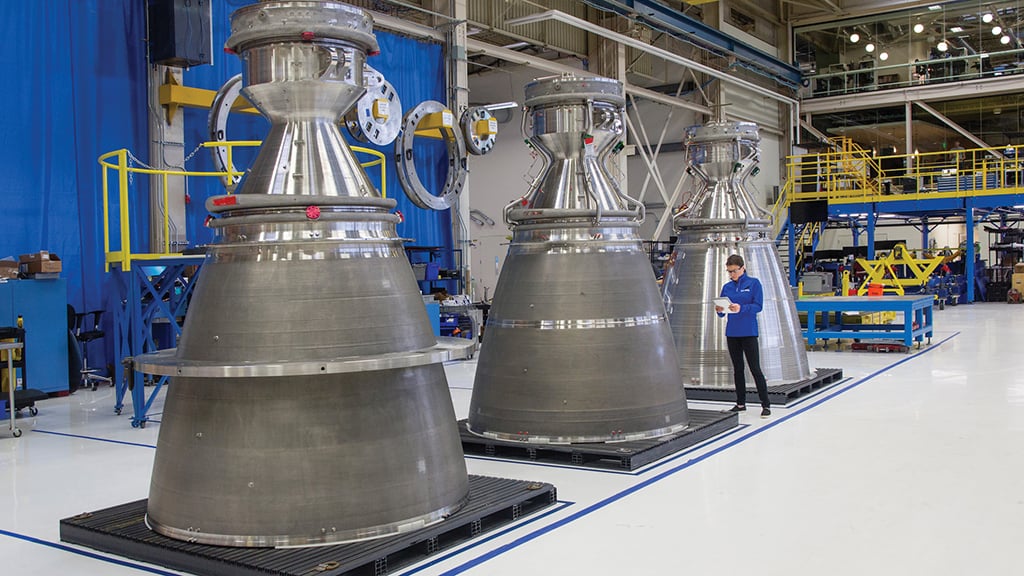 Blue Origin BE-4 rocket engine