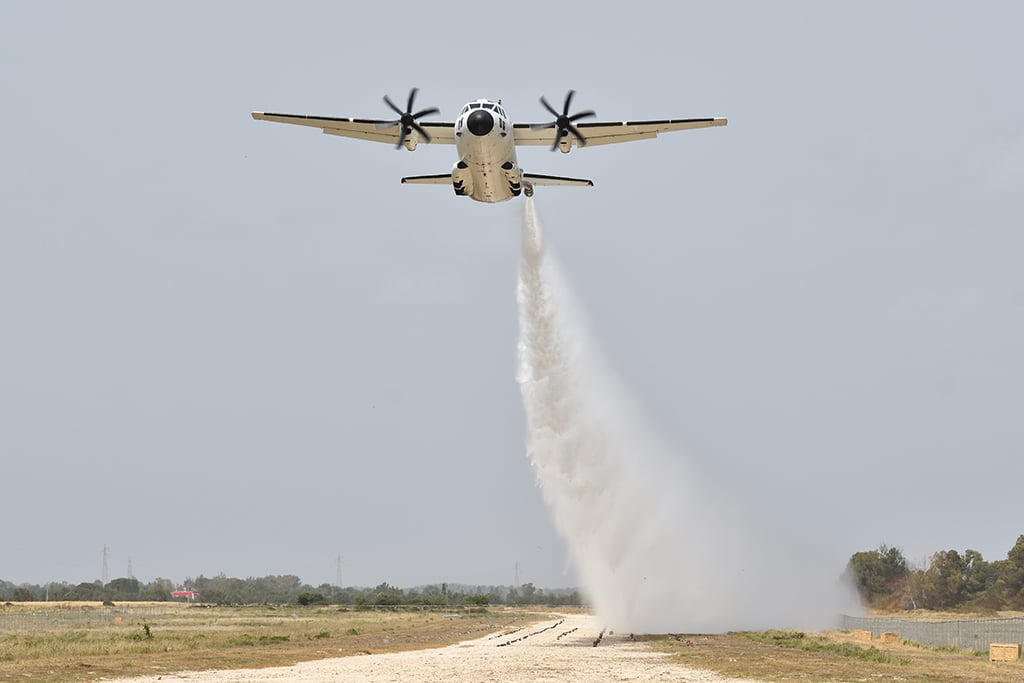 Leonardo firefighting aircraft