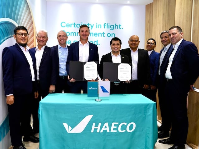 HAECO, Garuda and ANA. Credit: Aviation Week
