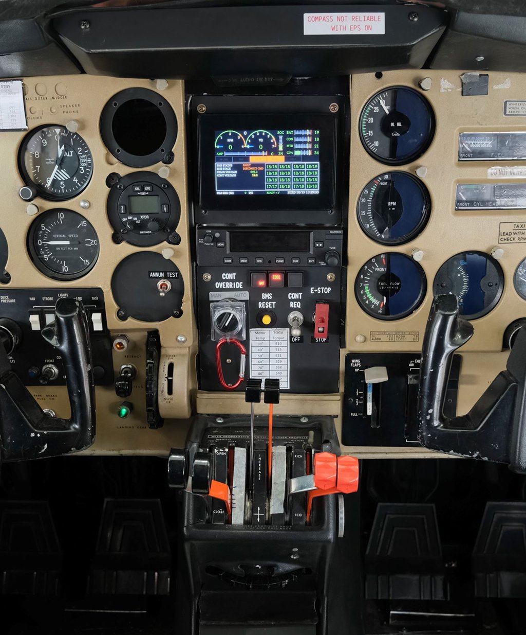 testbed cockpit
