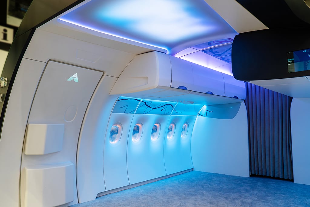 Diehl Aviation overhead bins 