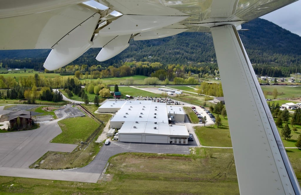 Aerial view of the Daher Kodiak final assembly facility. 