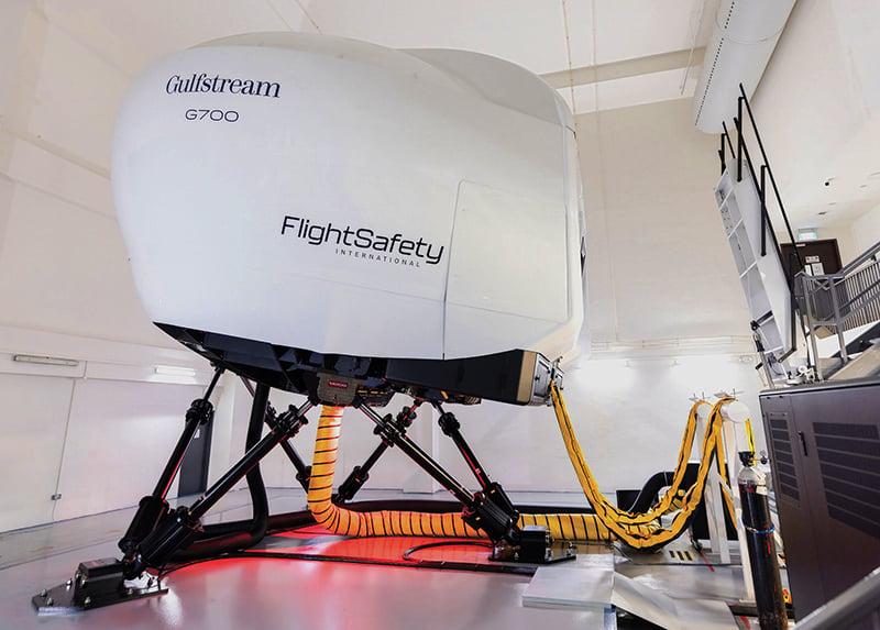 FlightSafety International Level D simulator