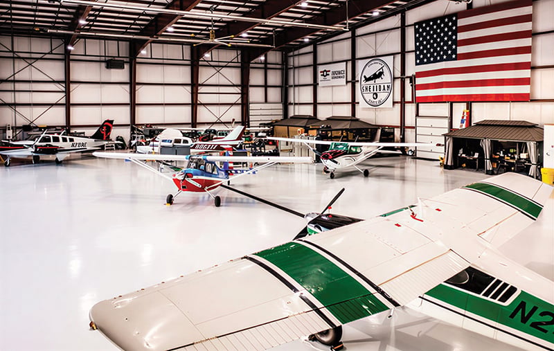 Sheridan Pilots 307 insulated hangar facility