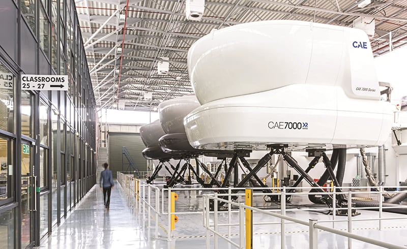 CAE 7000XR-series Level D full-flight simulators