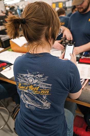 Pittsburgh Institute of Aeronautics student